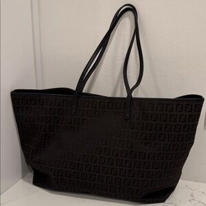 Fendi Dark Brown Monogram Tote